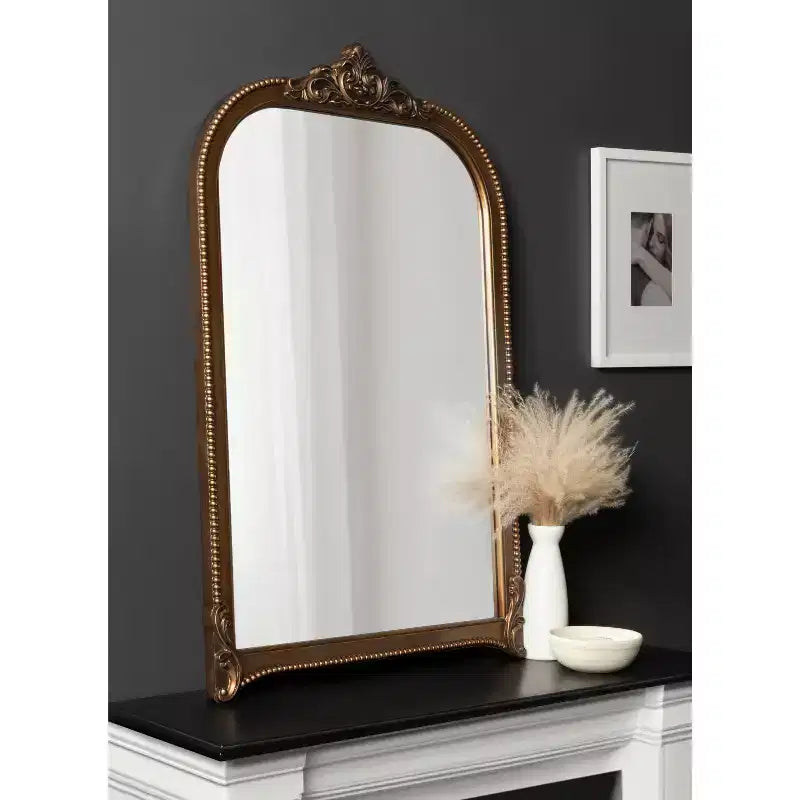Kate & Laurel All Things Decor Miroir Mural Arqué Hubanks 24"x38" Or