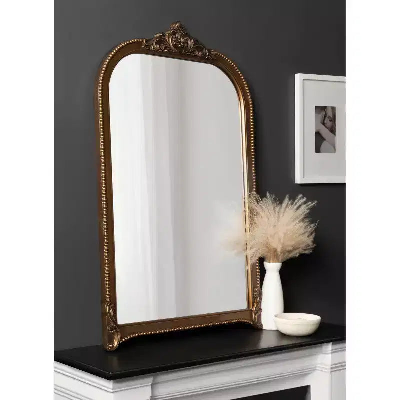 Kate & Laurel All Things Decor Miroir Mural Arqué Hubanks 24"x38" Or