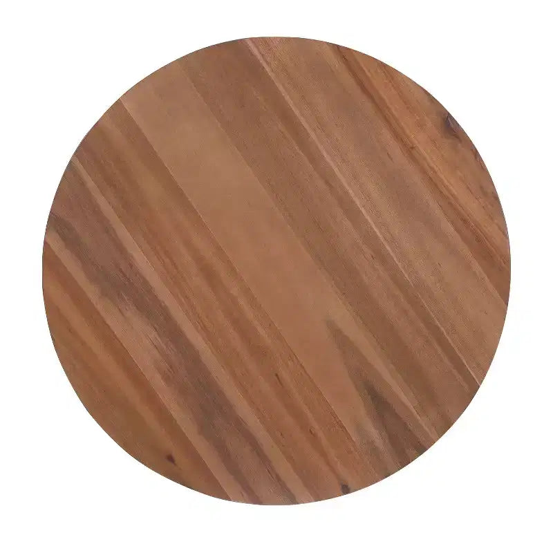 ACACIA SOLID WOOD COFFEE TABLE,NATURAL & BLACK COLOR