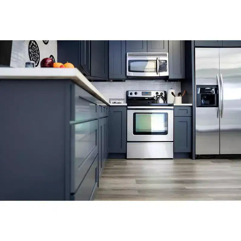 Meuble bas de cuisine à 2 tiroirs CASAINC 36 po L x 34,5 po H x 24 po P - Fermeture amortie, cadre en contreplaqué - Prêt à assembler
