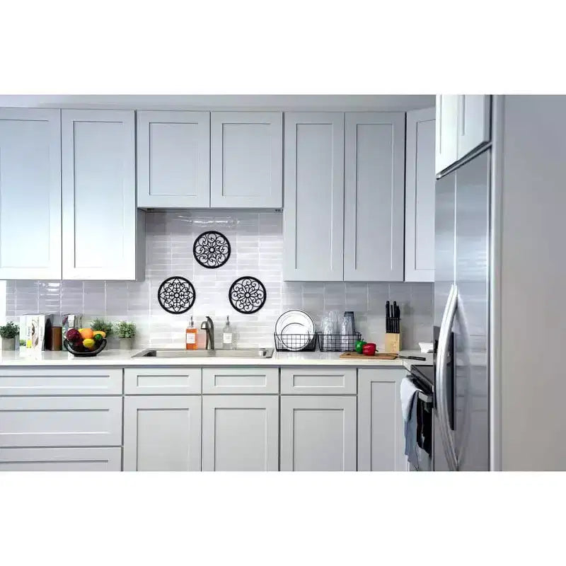 Meuble bas de cuisine à 2 tiroirs CASAINC 36 po L x 34,5 po H x 24 po P - Fermeture amortie, cadre en contreplaqué - Prêt à assembler