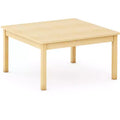Guidecraft EdQ Toddler Table - Natural: Square Wooden Activity Table for Kids, 30 x 30 | Toddler Desk fo, Preschool, Daycare & Classroom