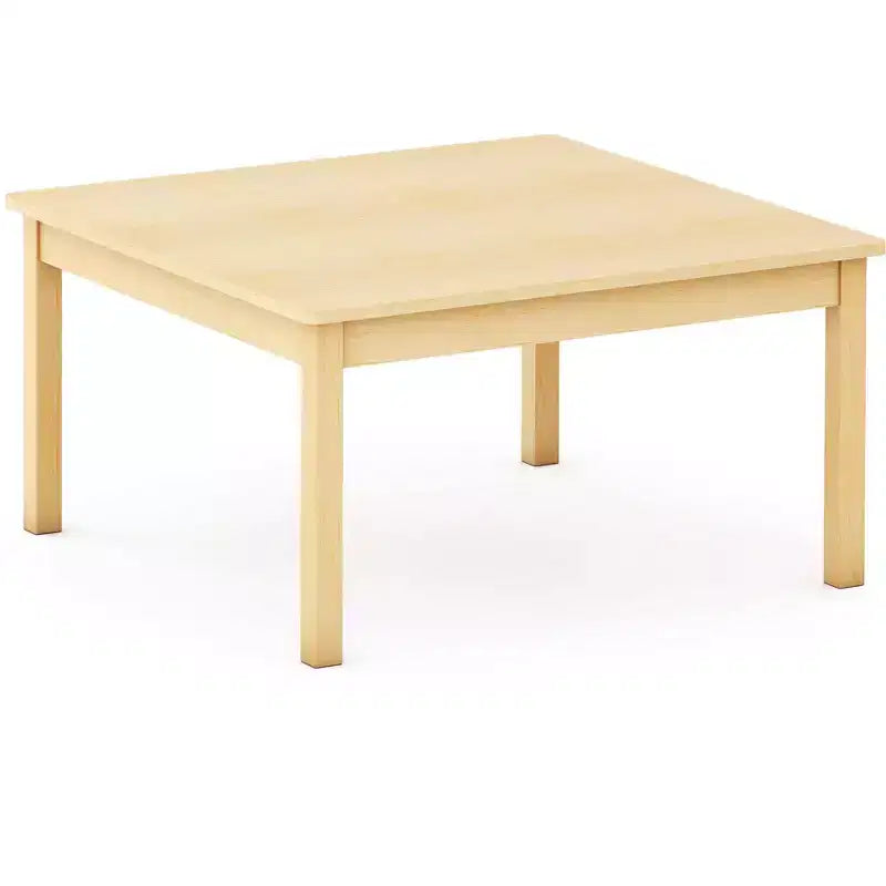 Guidecraft EdQ Toddler Table - Natural: Square Wooden Activity Table for Kids, 30 x 30 | Toddler Desk fo, Preschool, Daycare & Classroom