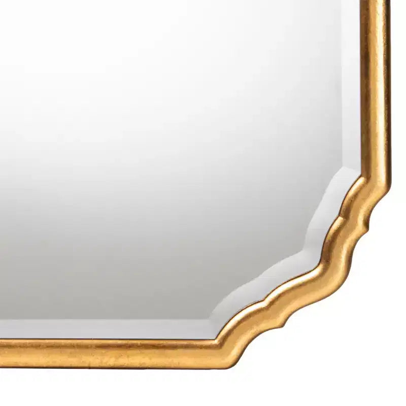 Baxton Studio Pacino Antique Goldleaf Accent Wall Mirror