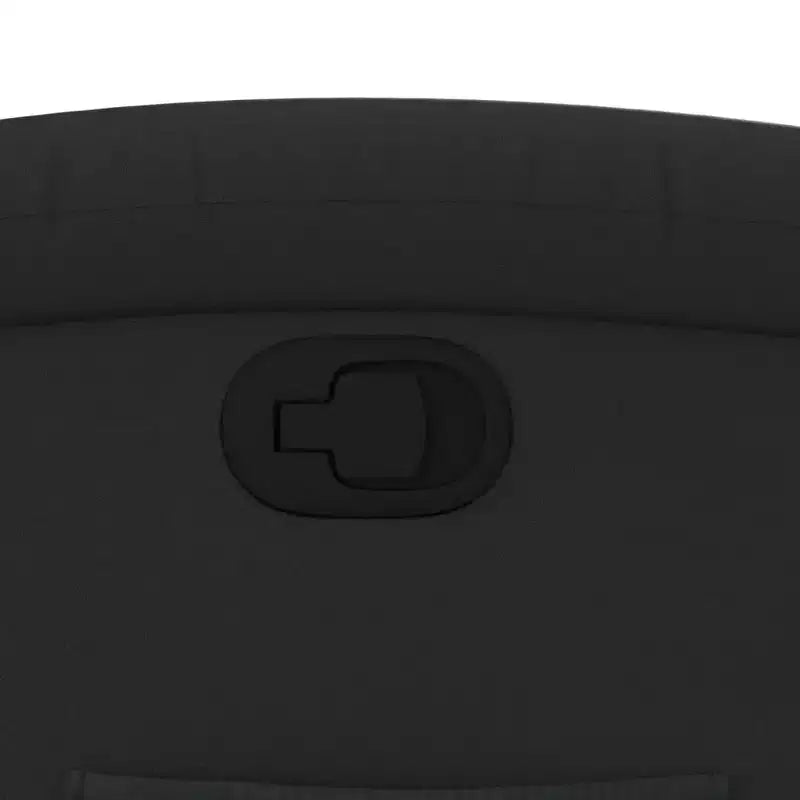 vidaXL Fauteuil inclinable à dossier haut, en cuir véritable - Noir, inclinable manuel sans massage