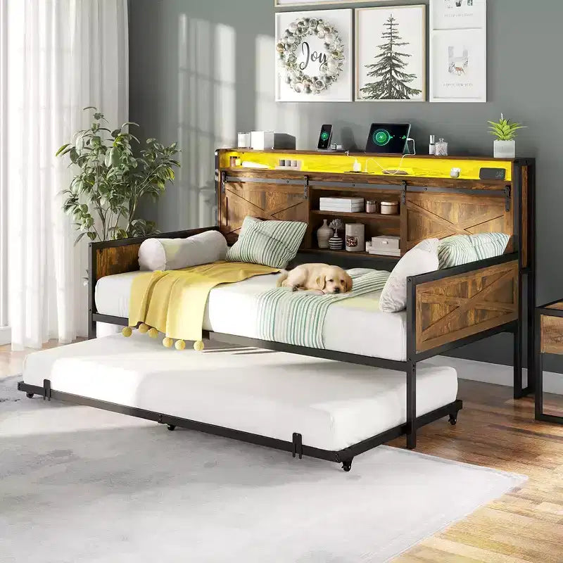 AMERLIFE Twin Daybed with Trundle