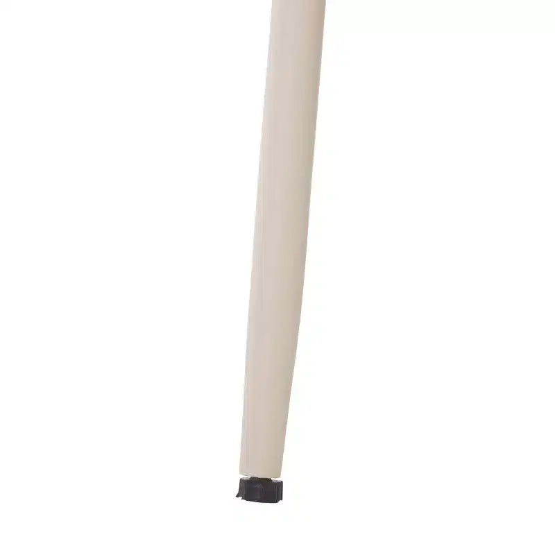 Tavolino d'appoggio con Piano in Ceramica e Gambe a Forcina – Beige