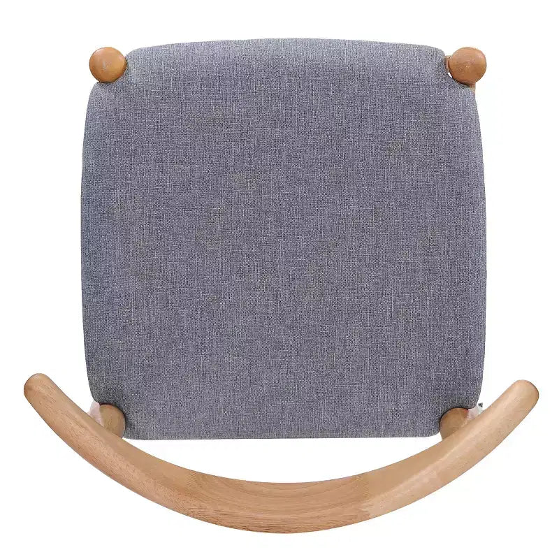 Lot de 2 chaises de salle à manger Okak avec pieds évasés, structure en bois d'hévéa et assise rembourrée, chaises de cuisine modernes et confortables pour salon et appartement