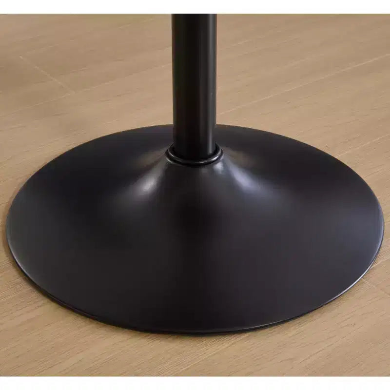 Tabouret de bar pivotant GDFStudio Grantha en similicuir, réglable en hauteur, avec repose-pieds