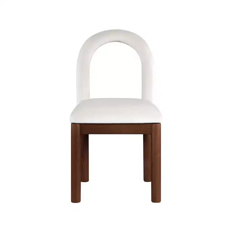 Meridian Furniture, Chaise de salle à manger en velours Conrad