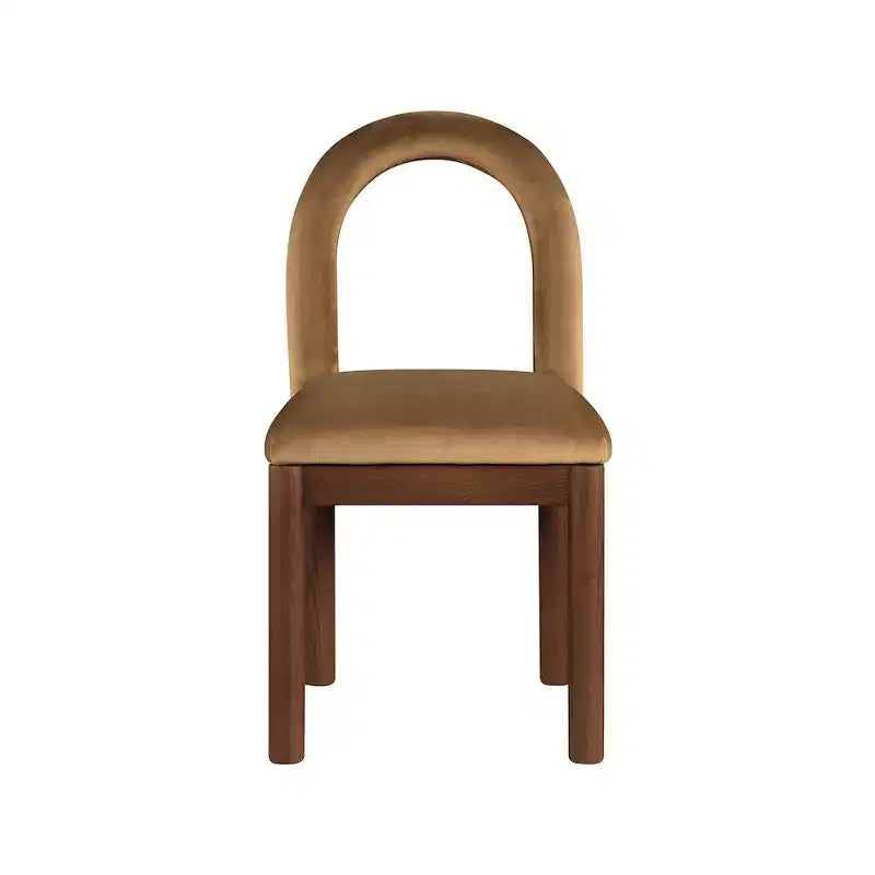 Meridian Furniture, Chaise de salle à manger en velours Conrad
