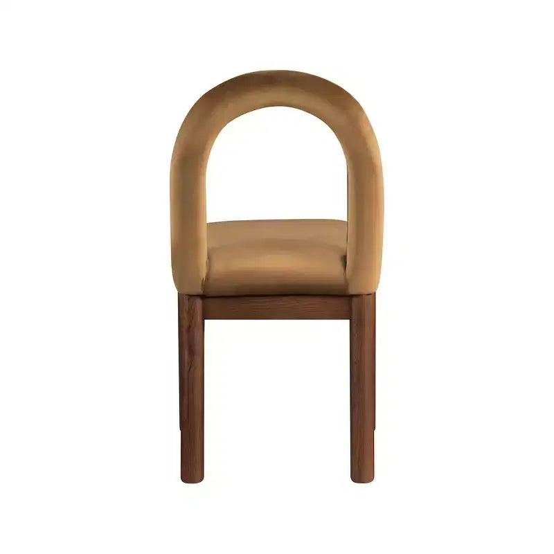 Meridian Furniture, Chaise de salle à manger en velours Conrad