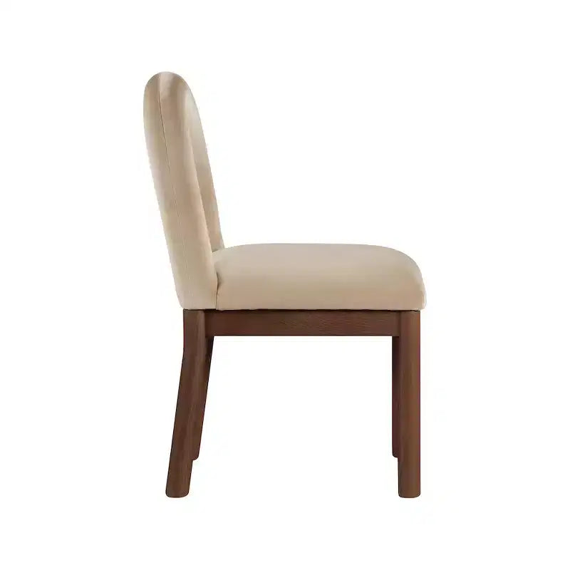 Meridian Furniture, Chaise de salle à manger en velours Conrad