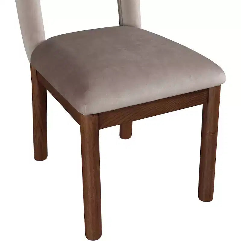 Meridian Furniture, Chaise de salle à manger en velours Conrad