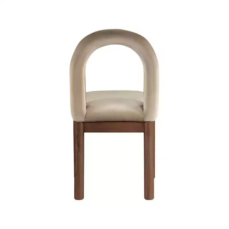 Meridian Furniture, Chaise de salle à manger en velours Conrad
