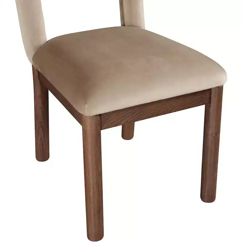 Meridian Furniture, Chaise de salle à manger en velours Conrad