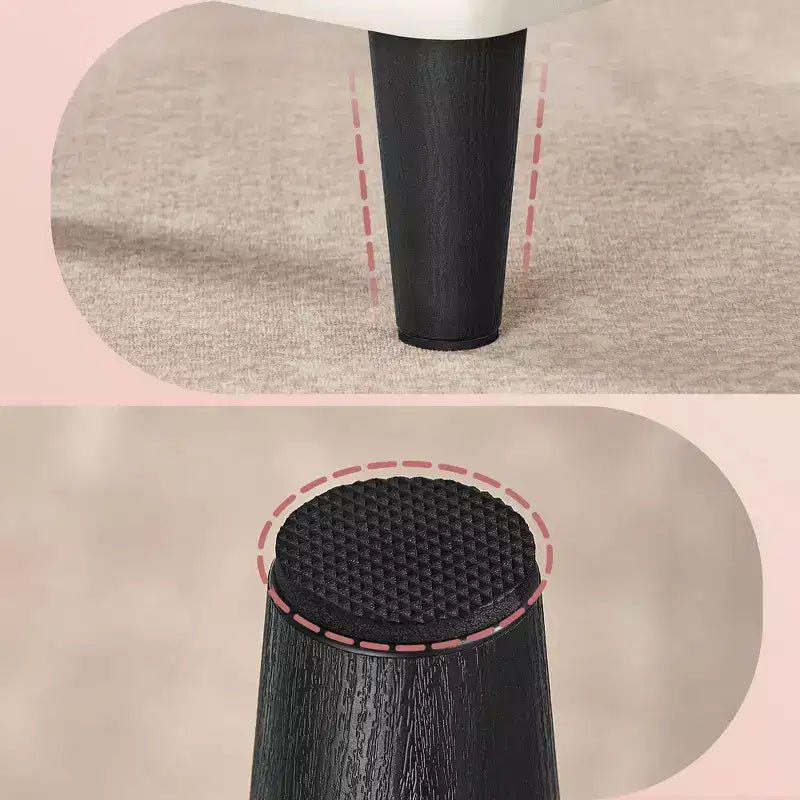 LEDREM Small Velvet Ottoman Foot Stool with Angled Legs, Thick Foam Cushion, Hidden Storage & Carry Handle, for Living Room, Bedroom, Entryway