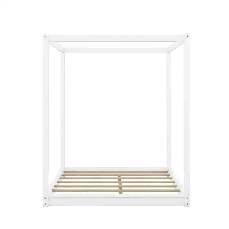 ModernLuxe Queen/King Size Canopy Platform Bed Frame