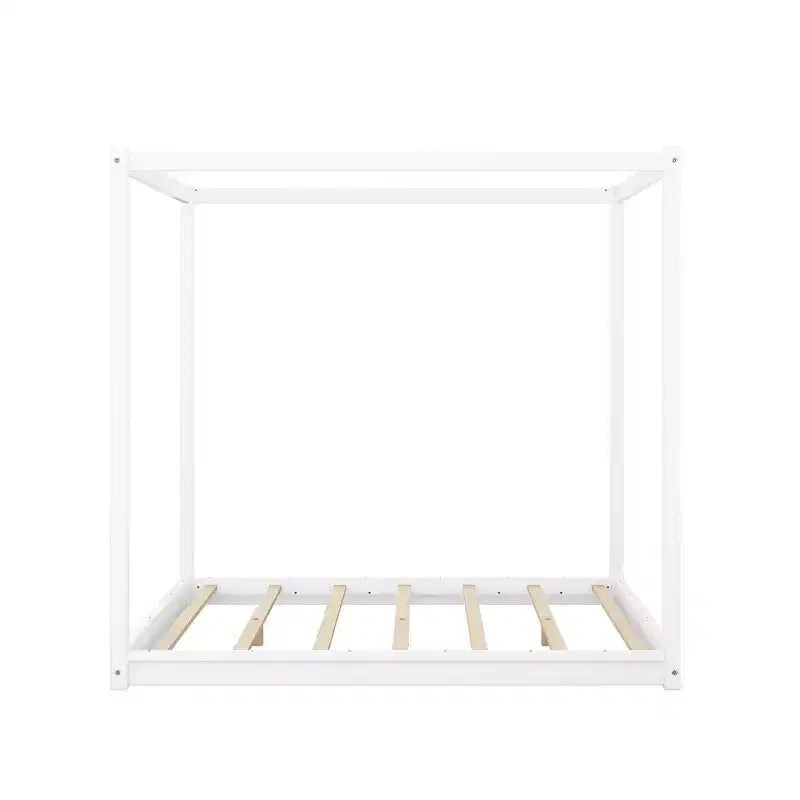 ModernLuxe Queen/King Size Canopy Platform Bed Frame