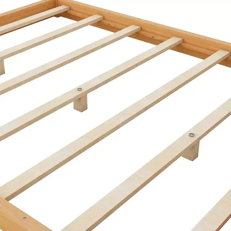 ModernLuxe Queen/King Size Canopy Platform Bed Frame