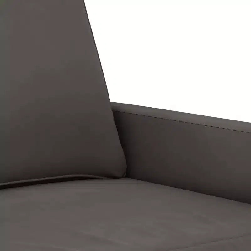vidaXL Fauteuil de salon avec accoudoirs pour le plaisir, en velours, gris foncé 23,6