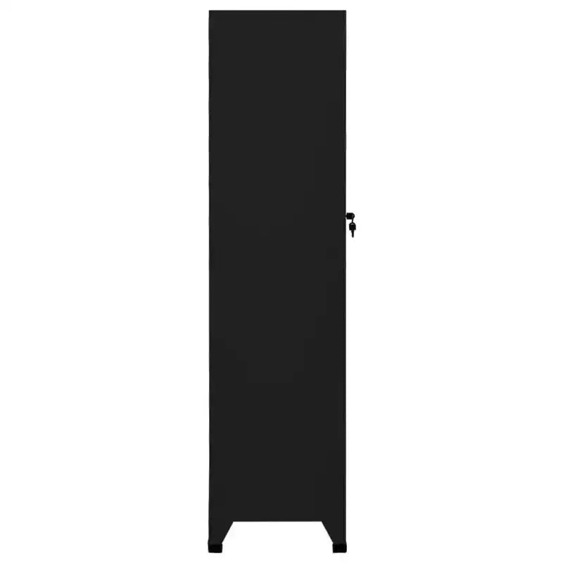 vidaXL Casiers vestiaire Noir Acier Casier vestiaire rectangulaire