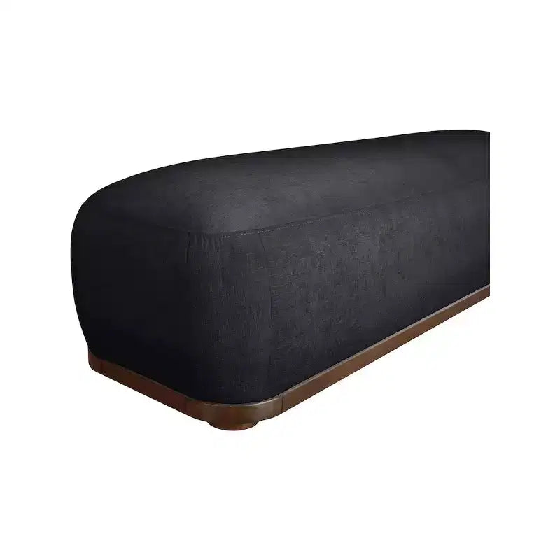 Meridian Furniture, Banc Calum en tissu chenille