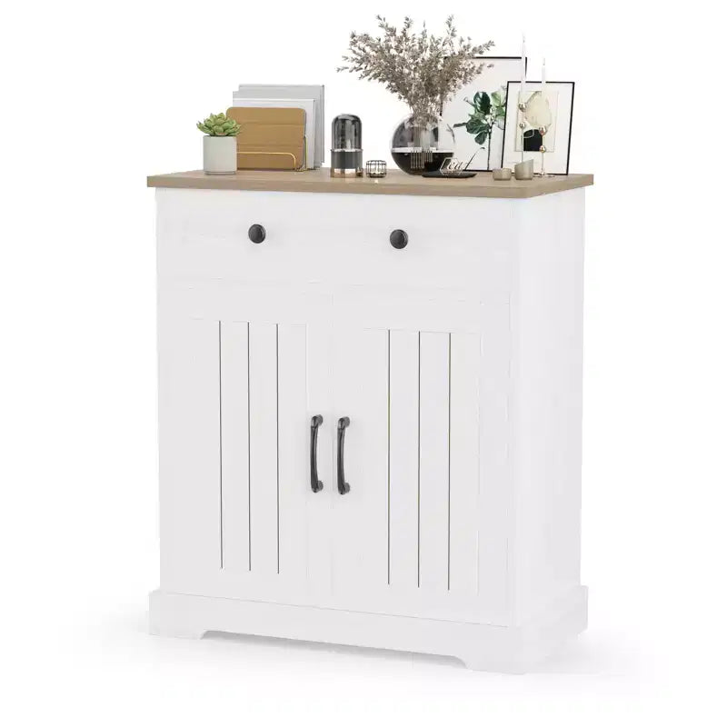 Kitchen Storage Cabinet,Modern Buffet Cabinet with Storage, Coffee Bar with 2 Drawers and 2 Doors,Floor Sideboard Buffet for Living Room, Dining Room