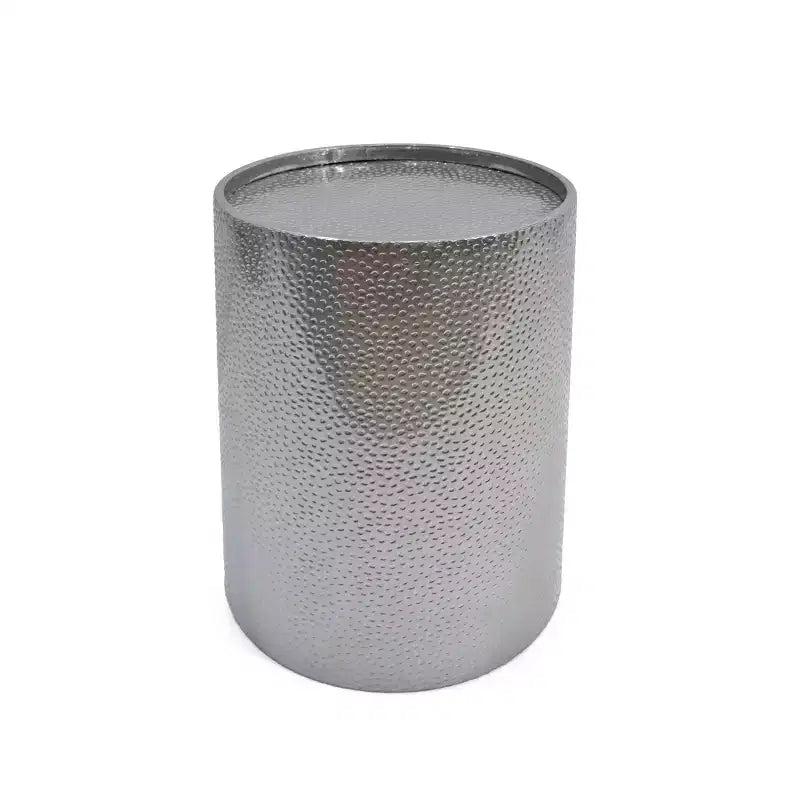 GDFStudio Geyer Modern Hammered Iron Round Accent Table