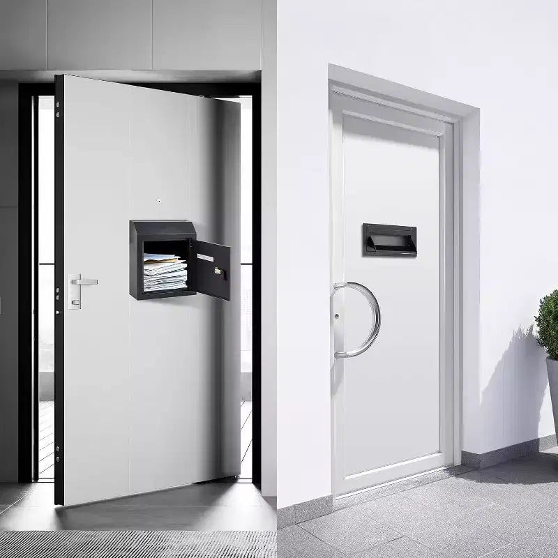 Acekool Steel Locking Wall Mount Mailbox, Security Key Drop Box for Outdoor, for Parcels & Letter Collection