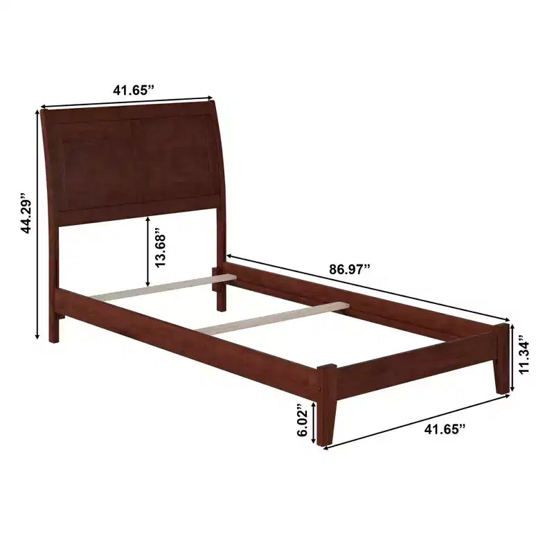 HomeStock Têtes de lit autoportantes de 105,5 cm de hauteur pour lit double XL avec cadre de lit, couleur Noyer