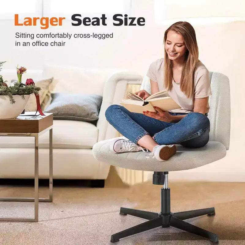 MAYEERTY Ergonomic Wide Seat Chair High Density Sponge Sofa-Like Cushion