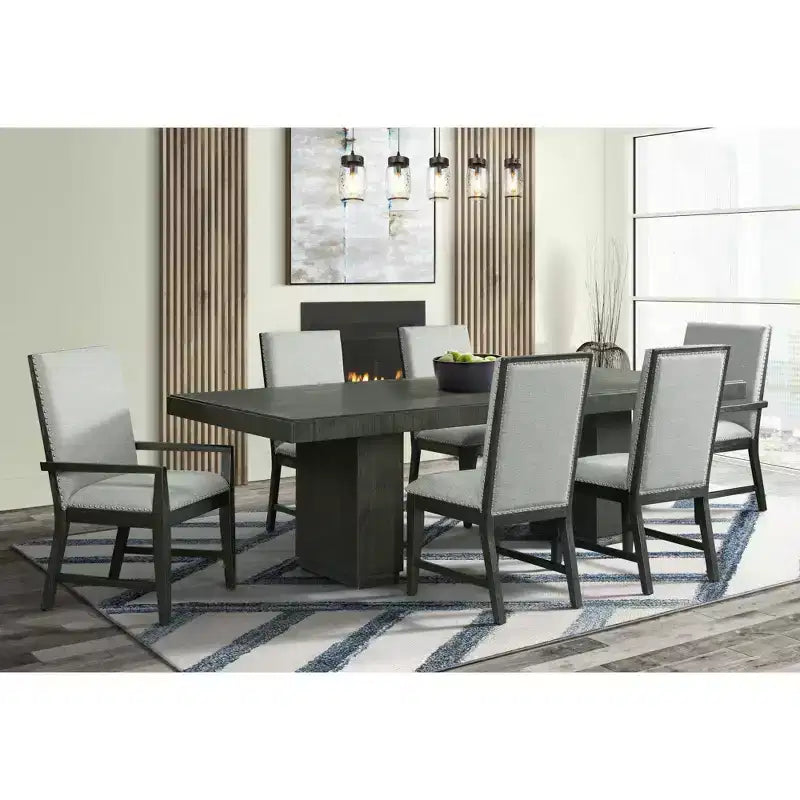 Set di 2 Poltrone Imbottite con Borchie Decorative