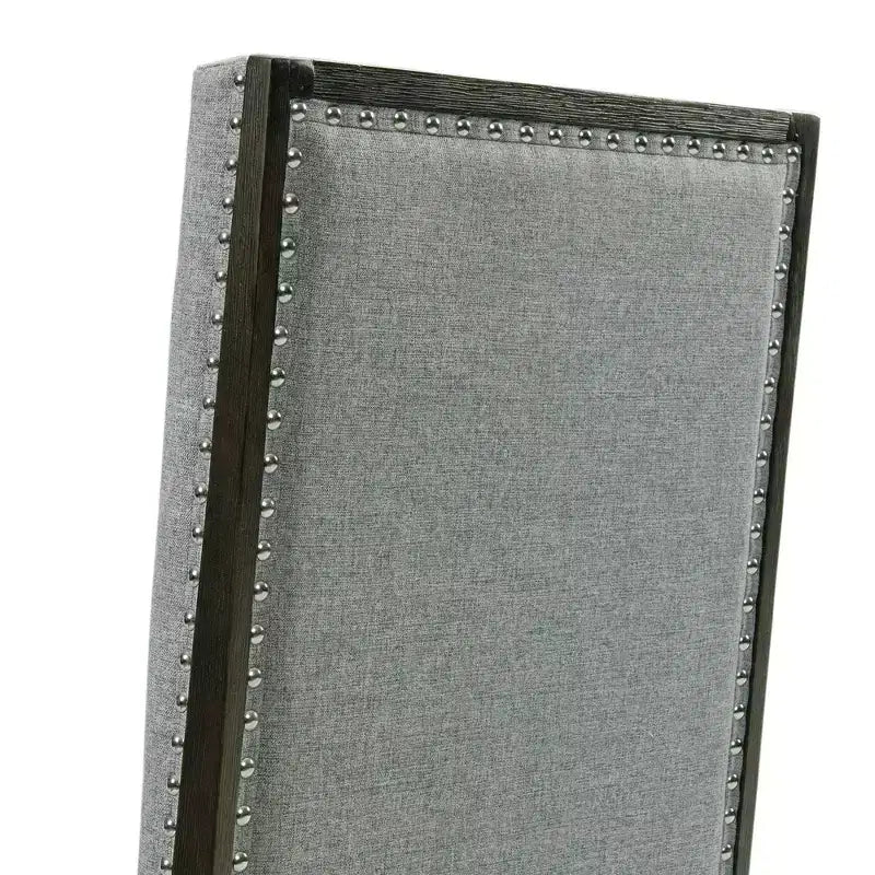 Set di 2 Poltrone Imbottite con Borchie Decorative
