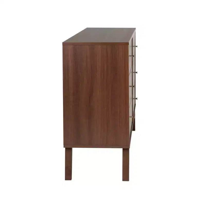 Commode 6 tiroirs Mid Century Modern - Prepac