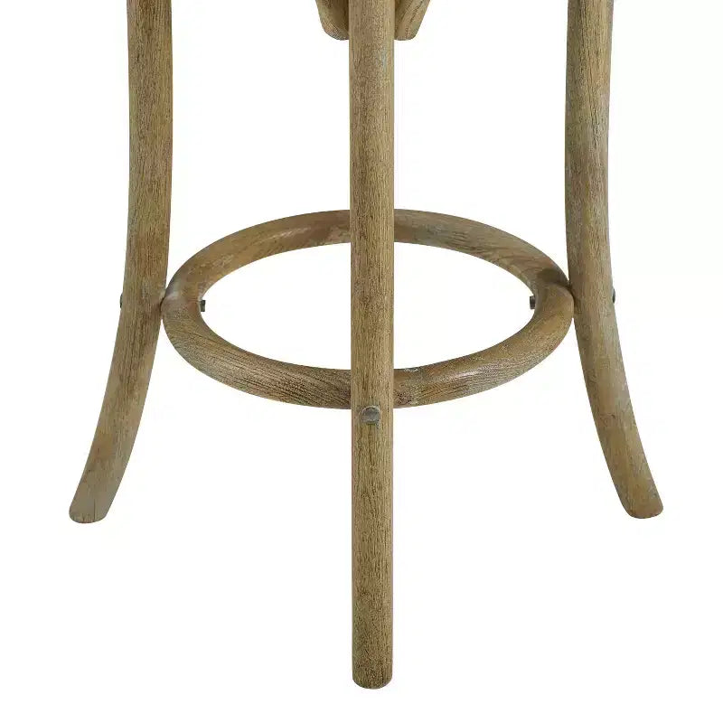 Tabouret de bar Rae Ratten sans dossier, hauteur comptoir - Linon