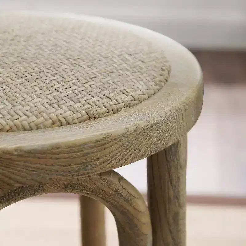 Tabouret de bar Rae Ratten sans dossier, hauteur comptoir - Linon
