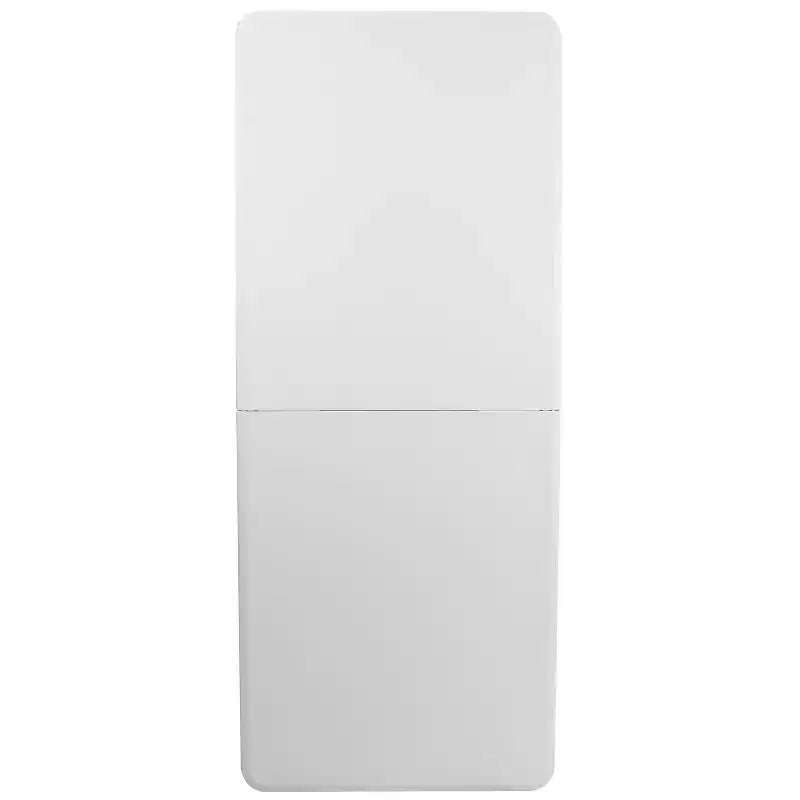 Tavolo pieghevole in plastica bianco bi-fold da 180 cm, per un massimo di 8 persone