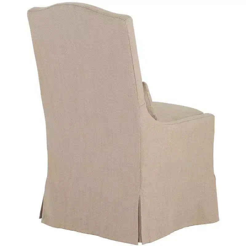 Sedia da pranzo con ruote e rivestimento in tessuto